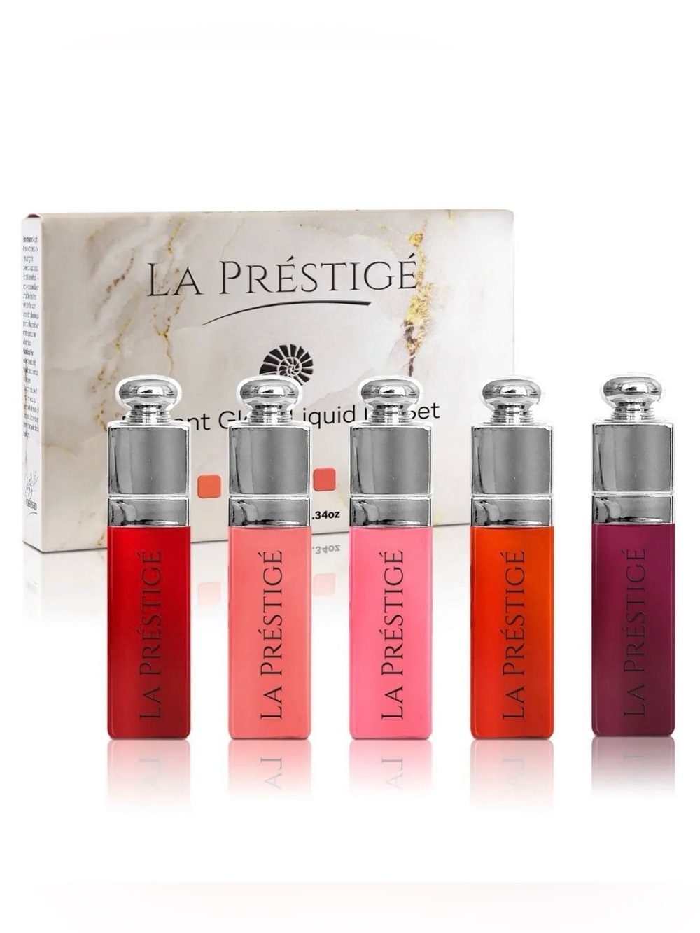 Predire La Prestige Complete Lip Lacquer Line 5 Piece Bundle ~ Retail $195